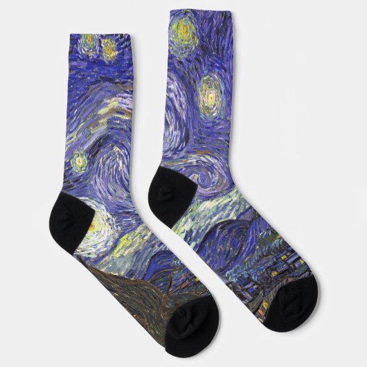 Starry Night von Vincent van Gogh Socken (Rechts)