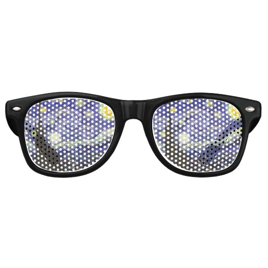 Starry Night von Vincent van Gogh Sonnenbrille (Vorderseite)