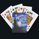 Starry Night von Vincent Van Gogh Spielkarten<br><div class="desc">Vincent Van Gogh The Starry Night. Das ist ein altes Meisterwerk des niederländischen Meistermalers Vincent Van Gogh. Dieses schöne Landschaftsbild hat eine schöne,  lebendige,  gesättigte Farbe. Vincent Van Gogh war ein niederträchtiger Maler. Dieses Bild ist öffentlich</div>