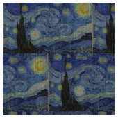 Starry Night von Vincent Van Gogh Stoff (Nahaufnahme)