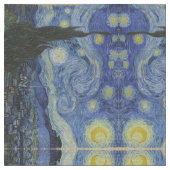 Starry Night von Vincent Van Gogh Stoff (Nahaufnahme)