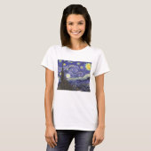 Starry Night von Vincent van Gogh T-Shirt (Vorne ganz)