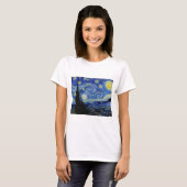 Starry Night von Vincent Van Gogh T-Shirt (Vorne ganz)