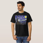 Starry Night von Vincent van Gogh T-Shirt (Vorne ganz)