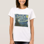 Starry Night von Vincent Van Gogh T-Shirt<br><div class="desc">Vincent Van Gogh's Starry Night. 1889 Öl auf Leinwand. Museum of Modern Art,  New York City</div>