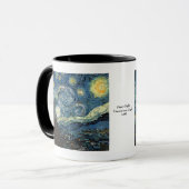 Starry Night von Vincent van Gogh Tasse (Vorderseite Links)