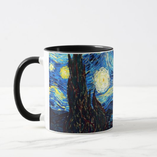Starry Night von Vincent van Gogh Tasse (Links)