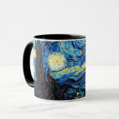 Starry Night von Vincent van Gogh Tasse (Vorderseite Links)