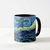 Starry Night von Vincent van Gogh Tasse (VorderseiteRechts)