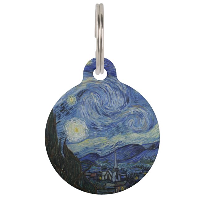 Starry Night von Vincent Van Gogh Tiermarke (Vorderseite)