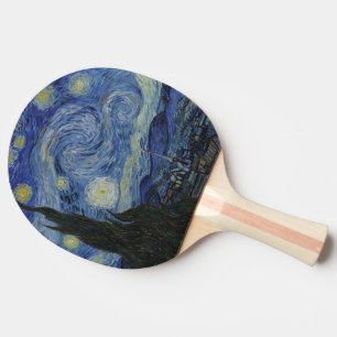 Starry Night von Vincent Van Gogh Tischtennis Schläger