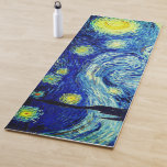 Starry Night von Vincent Van Gogh Yogamatte<br><div class="desc">Vincent Van Gogh The Starry Night. Das ist ein altes Meisterwerk des niederländischen Meistermalers Vincent Van Gogh. Dieses schöne Landschaftsbild hat eine schöne,  lebendige,  gesättigte Farbe. Vincent Van Gogh war ein niederträchtiger Maler. Dieses Bild ist öffentlich</div>