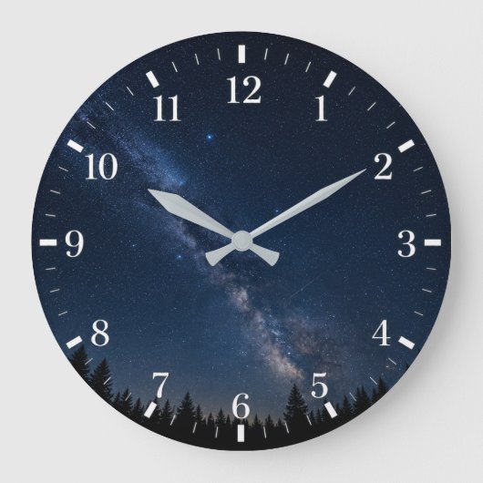 Starry Night Watch 2026 Große Wanduhr (Vorderseite)
