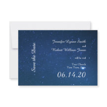 Starry Night Wedding Save the Date