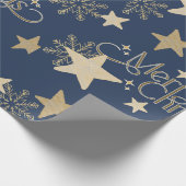 Starry Night Weihnachten Geschenkpapier (Ecke)