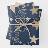 Starry Night Weihnachten Geschenkpapier Set (Beispiel)