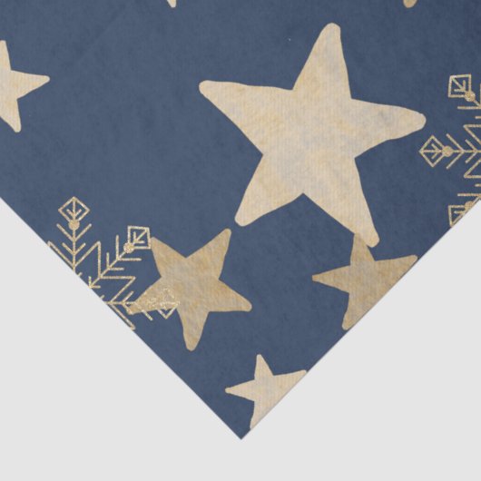 Starry Night Weihnachten Seidenpapier (Detail)