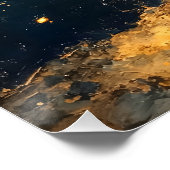 Starry Night Welder - Kosmische Schweißkunst Poster (Ecke)