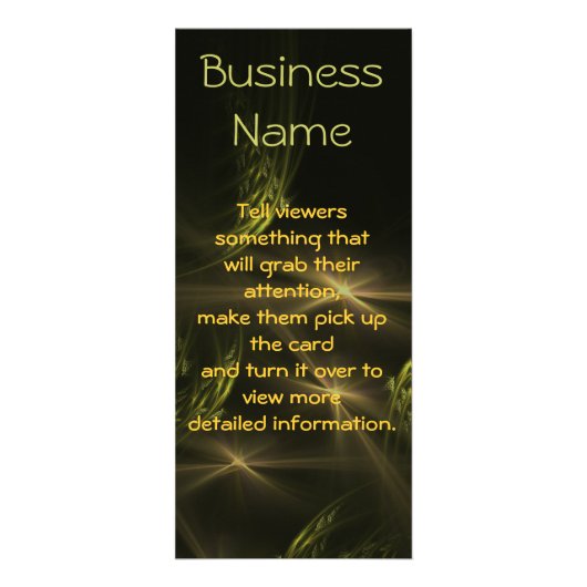 Starry Night Werbekarte (Vorne)