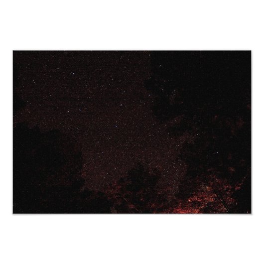 Starry night, West Virginia Fotodruck (Vorne)