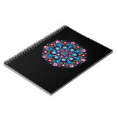 Starry Night Whimsigoth Dot Mandala Notizblock (Linke Seite)