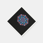 Starry Night Whimsigoth Dot Mandala Serviette (Ecke)