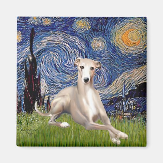 Starry Night - Whippet #2 Magnet (Vorne)