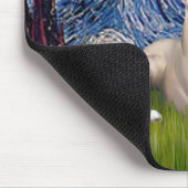 Starry Night - Whippet #2 Mousepad (Ecke)