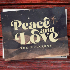 Starry Night Winter Sky Modernes Elegantes Design Feiertagspostkarte