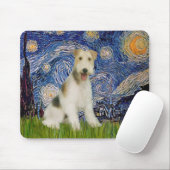 Starry Night - Wire Fox Terrier (M) Mousepad (Mit Mouse)