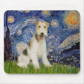 Starry Night - Wire Fox Terrier (M) Mousepad (Vorne)