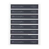 Starry Night Wraparound Rücksendeadresse (Bogen)