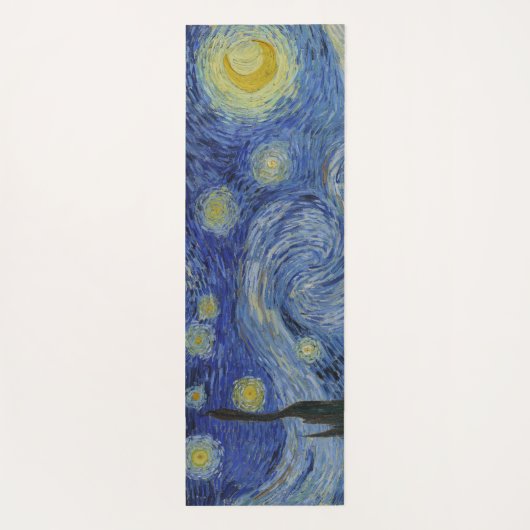 Starry Night Yoga Mat von Van Gogh Yogamatte (Rückseite)