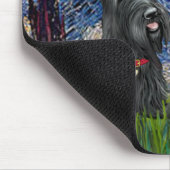 Starry Night - Zwei schottische Terrier Mousepad (Ecke)