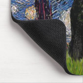 Starry Night - Zwei Standard Poodles Mousepad (Ecke)