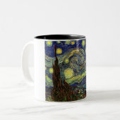 Starry Night Zweifarbige Tasse (Vorderseite Links)
