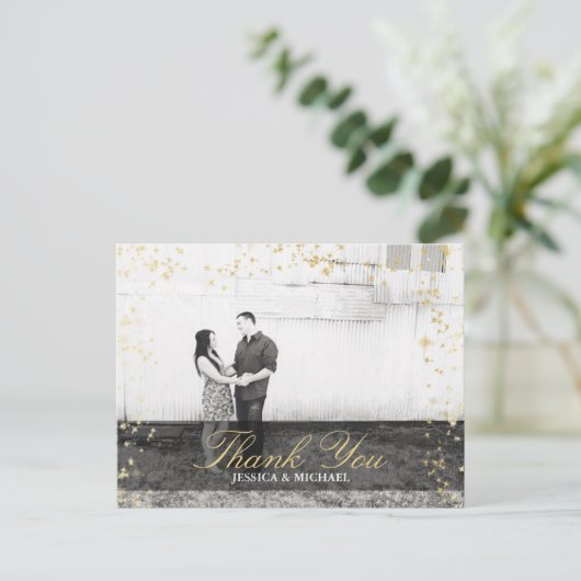 Starry Nights Dankeschön Karten (Stehend Vorderseite)