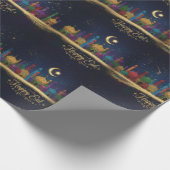 Starry nights Eid Geschenkpapier (Ecke)
