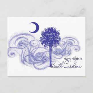 Starry Nights in South Carolina Postkarte