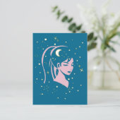 Starry nite postkarte (Stehend Vorderseite)