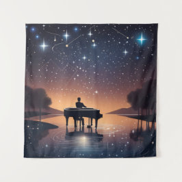 Starry Nocturne #1 Wandteppich