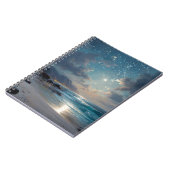 Starry Ocean Night Beach Notebook Notizblock (Linke Seite)