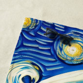 Starry Ocean Summer Beach Waves Strandtuch (Beispiel)