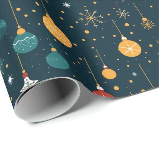 Starry Ornament Night Extravaganz Geschenkpapier (Rolleneckpunkt)