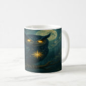 Starry Owl - Moonlit Forest Guardian Kaffeetasse (VorderseiteRechts)