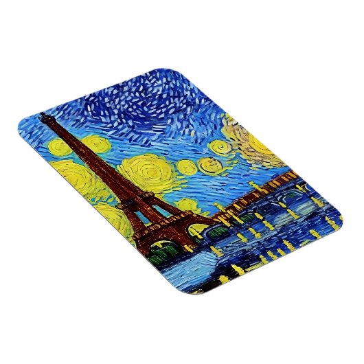 Starry Paris Night Magnet (Rechte Seite)