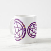 Starry Pentagramm Kaffeetasse (Vorderseite Links)