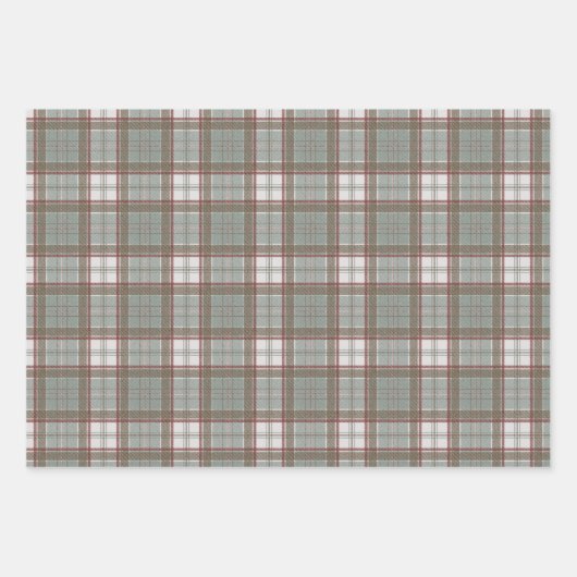 Starry Pines Cabin Karierten Geschenkpapier Set (Vorderseite 3)