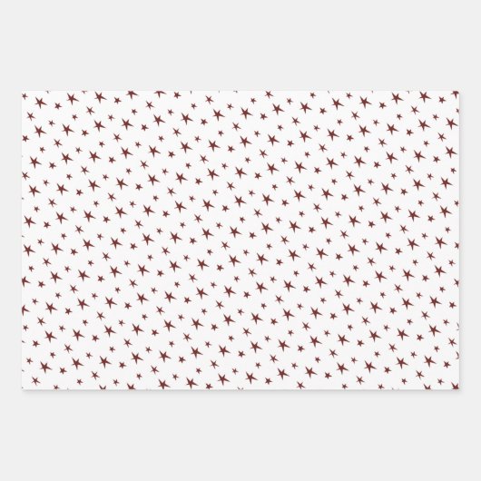 Starry Pines Cabin Karierten Geschenkpapier Set (Vorderseite 2)