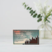 Starry Pines Visitenkarte (Stehend Vorderseite)